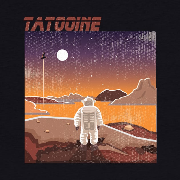 Visit Tatooine, Vintage, Retro, travel agent, movie, tatooine by wiixyou
